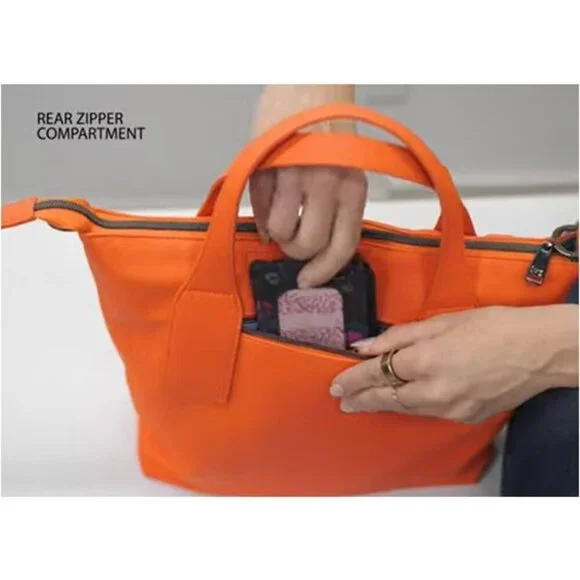 LUG Alto Matte Luxe VL (Vegan Lthr) Tote/Crossbody/Shoulder Bag/Satchel -Indigo - Picture 10 of 15